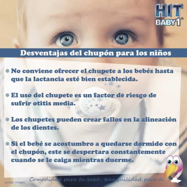 consecuencia dentales de usar chupete